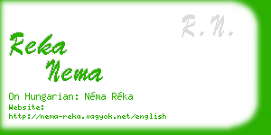 reka nema business card